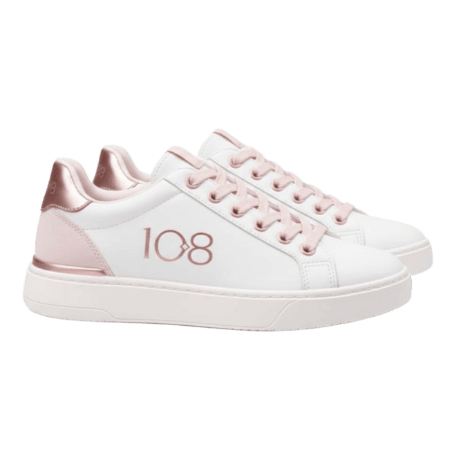 WHITE & PINK WALKING SNEAKER